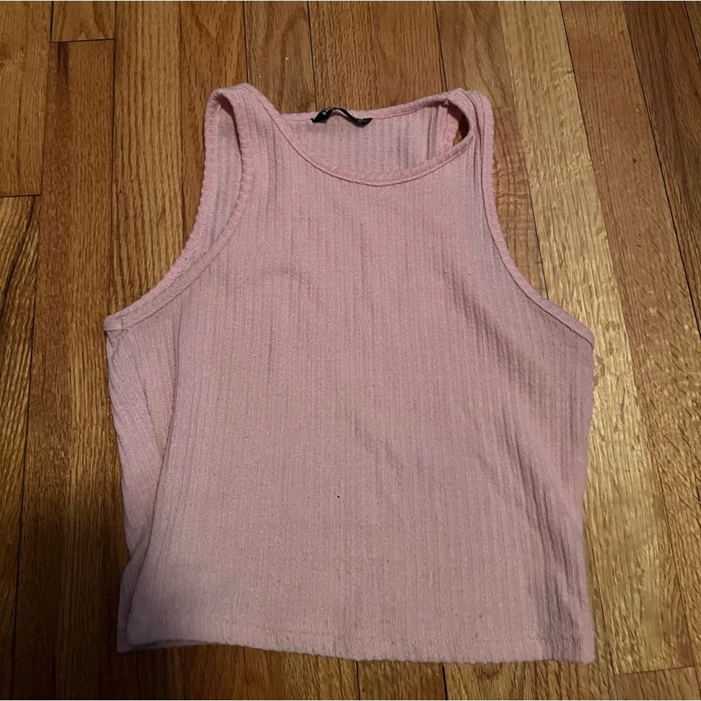 pink shein tank top